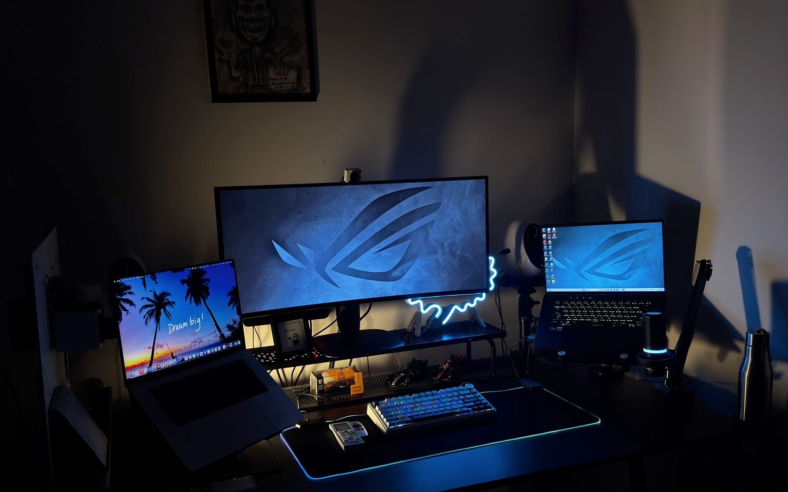 Blue lighting